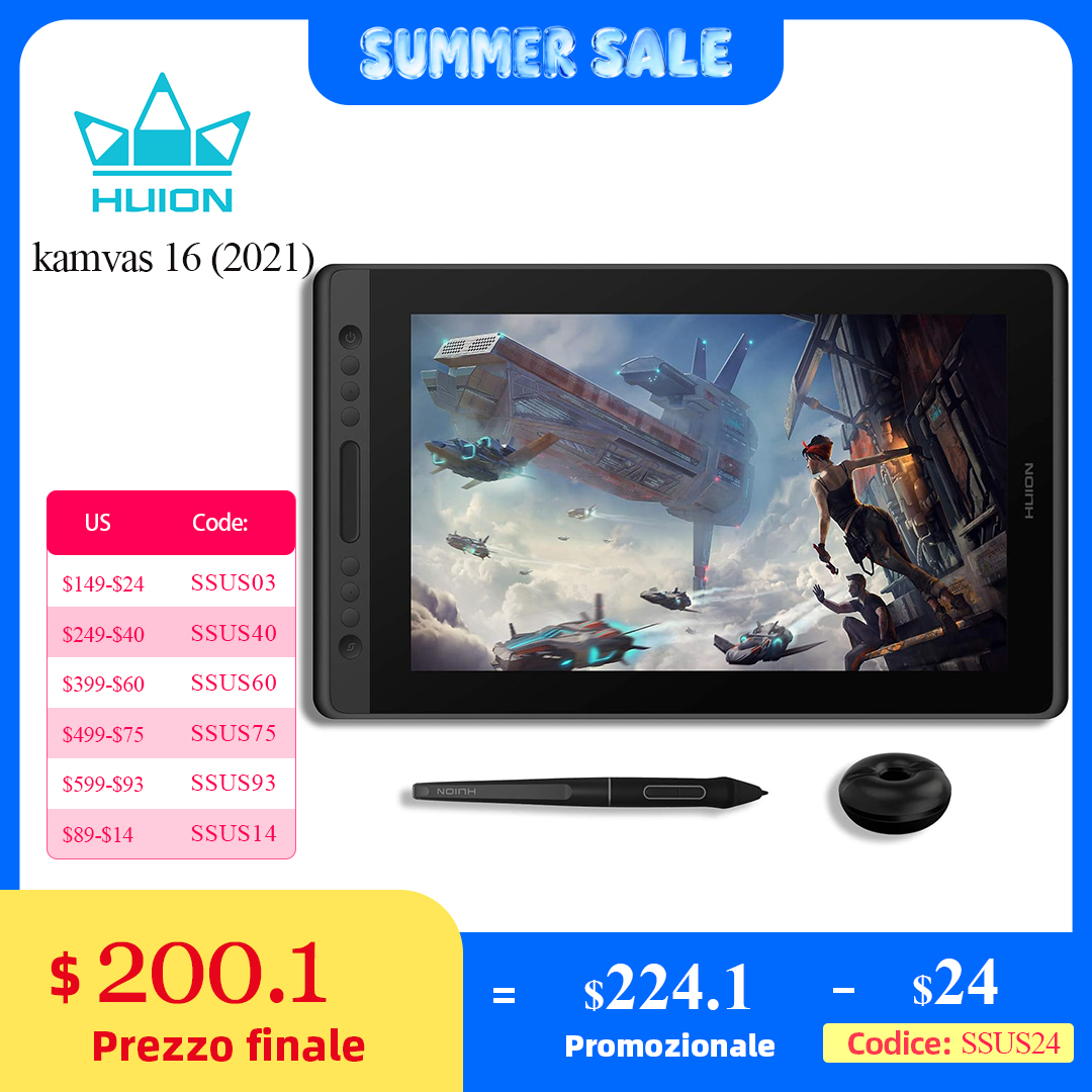 Huion Tablet Accessories - HUION Barang Baru Kamvas 16(2021) Monitor