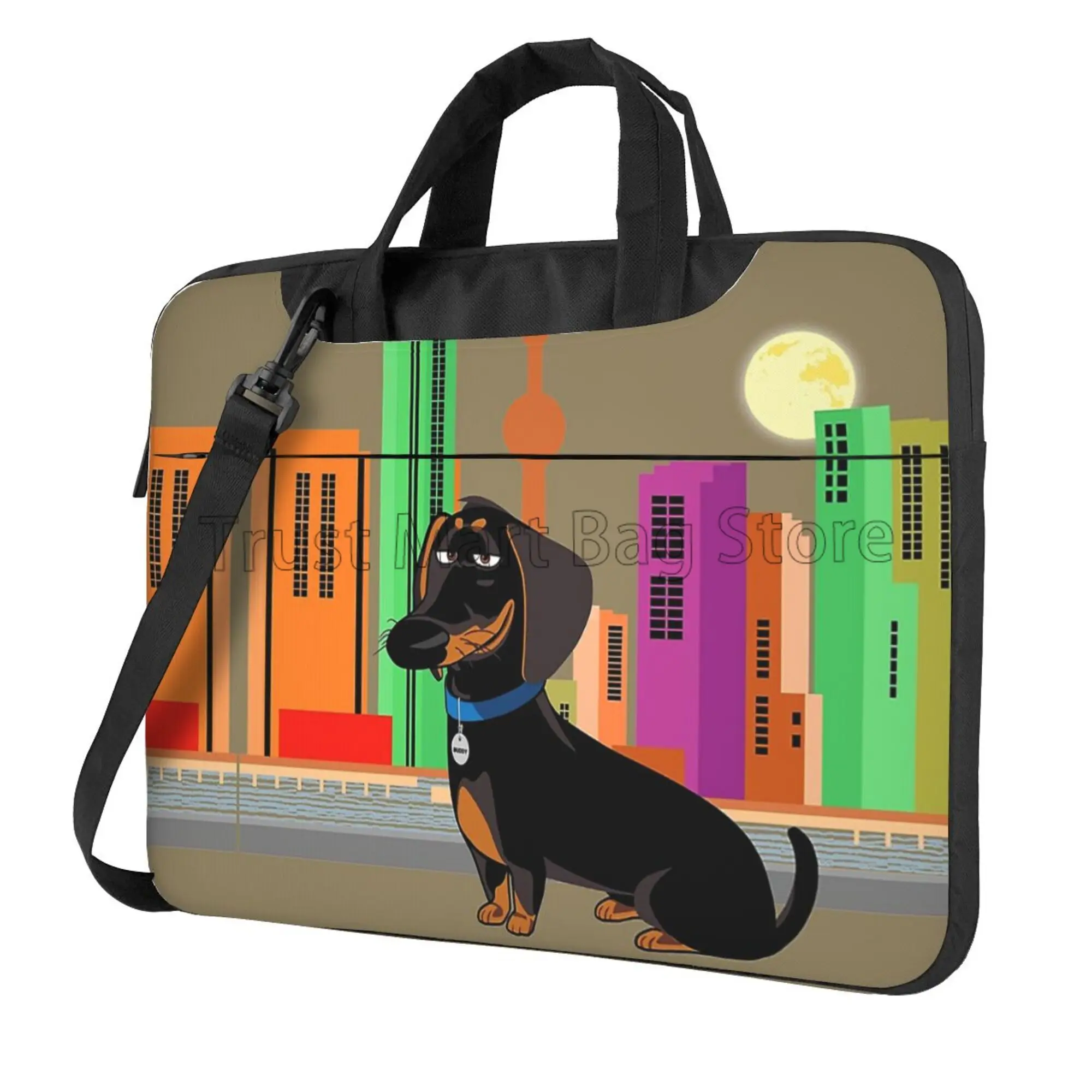 Boox Tablet Accessories - Tas pembawa Laptop gambar Dachshund lucu