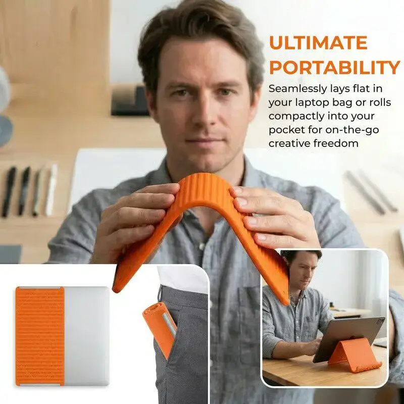 Tablet Accessories Gifts - Penyangga Ponsel Lipat Silikon, Penyangga Tablet
