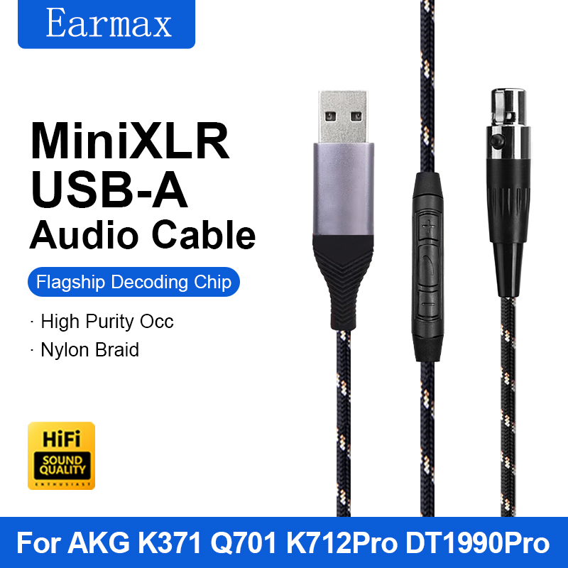 Wired Earphone Lightning - Kabel Headphone komputer Desktop AKG Q701
