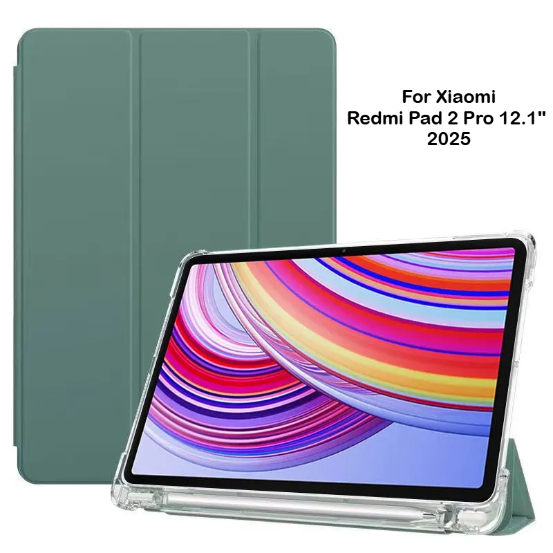 Redmi Tablet Accessories - Dengan Tempat Pensil, Casing Tablet Transparan