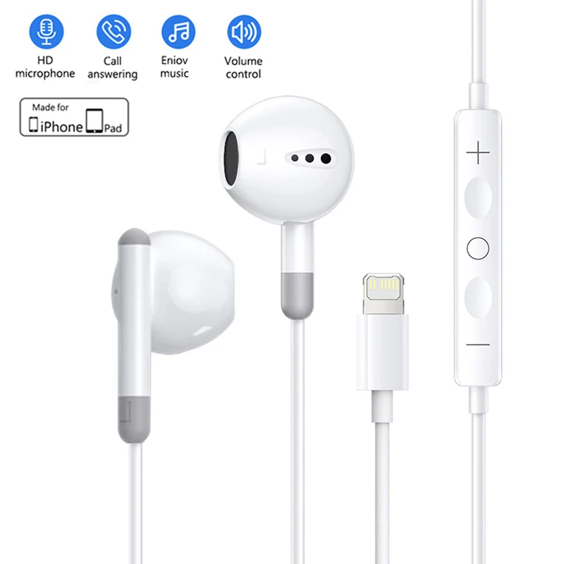 Wired Earphone Lightning - Headphone USB Type C Baru 2023