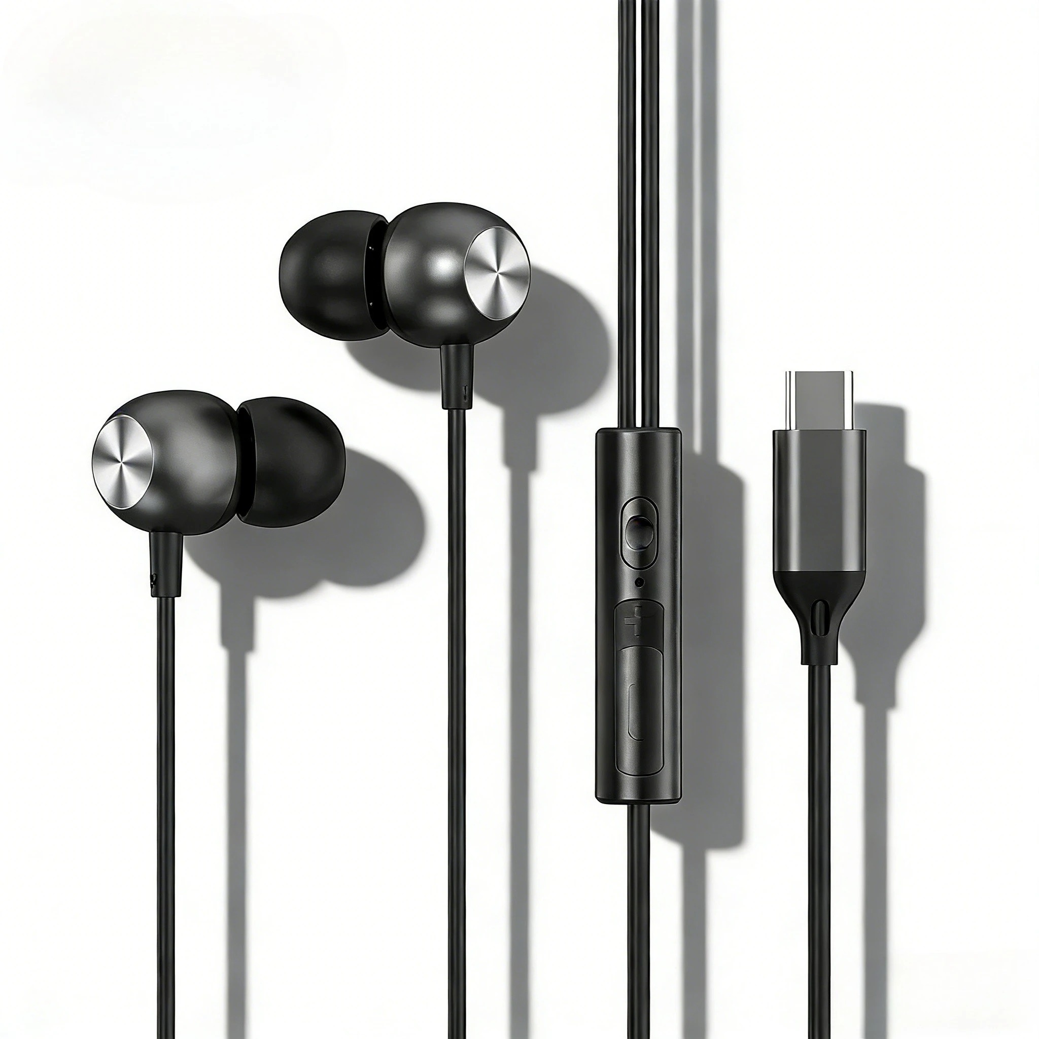 Wired Earphone Lightning - Earphone In-Ear Berkabel Ringan untuk USB