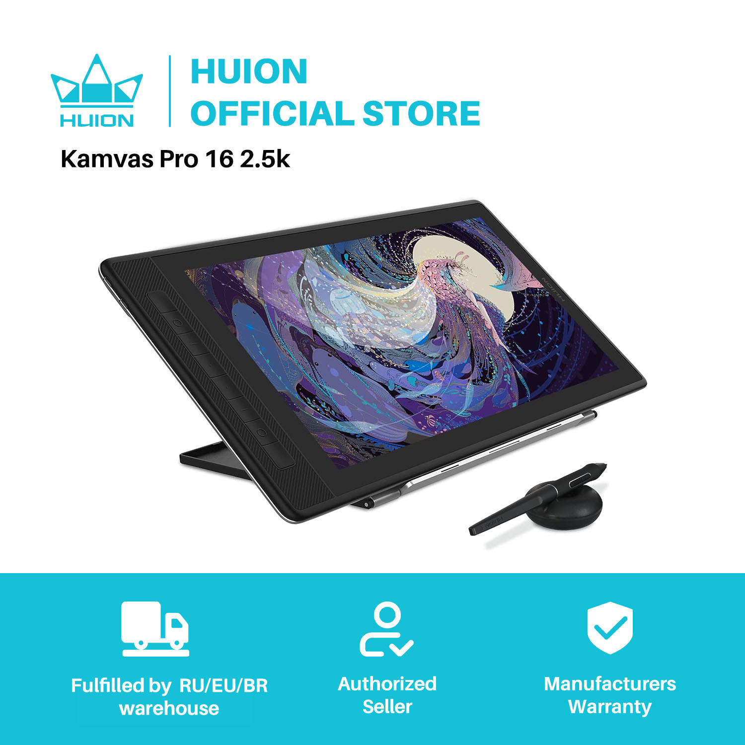Huion Tablet Accessories - HUION Tablet gambar KAMVAS Pro 16