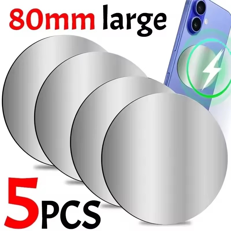 Tablet Car Mount - 1-5 Buah Disk Pelat Logam Magnetik