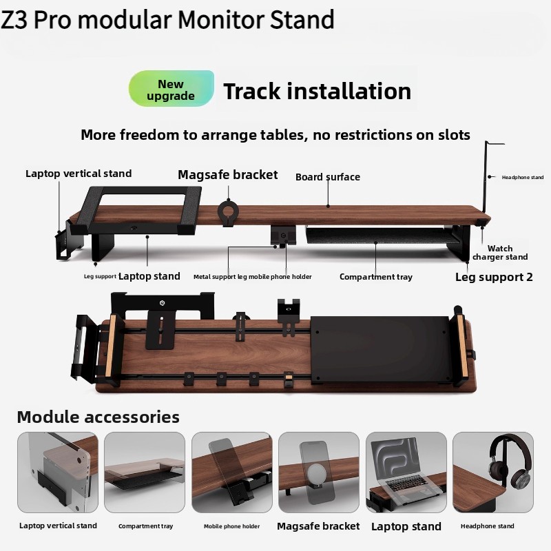 Tablet Lap Desk - Z3 Pro Modular Monitor Riser Stand