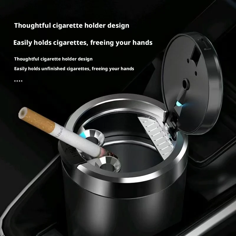 Tablet Accessories For Car - Asbak Mobil LED Portabel Bercahaya Universal