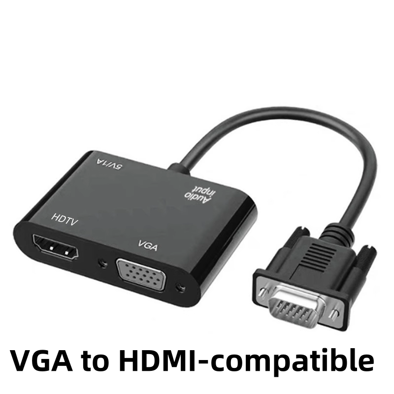 Tablet Lap Desk - Adaptor Tampilan Kompatibel dengan VGA(Host) Ke
