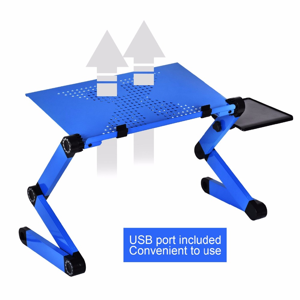 Paduan Aluminium Meja Laptop A - Tablet Lap Desk ulasan dan harga