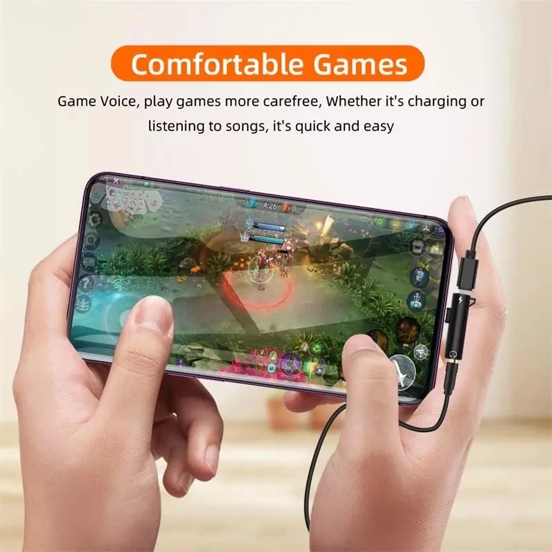 Pemisah adaptor 2 in 1, untuk  - Wired Earphone Lightning ulasan dan harga