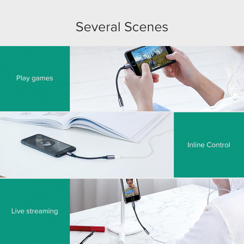 Adaptor UGREEN untuk iPhone MF - Wired Earphone Lightning ulasan dan harga