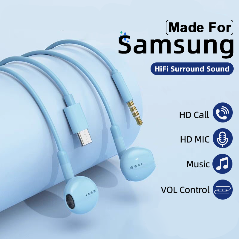 Headphone tipe C, earphone kab - Wired Earphone Lightning ulasan dan harga