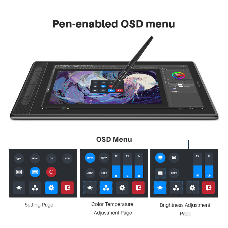 HUION Tablet gambar KAMVAS Pro - Huion Tablet Accessories ulasan dan harga