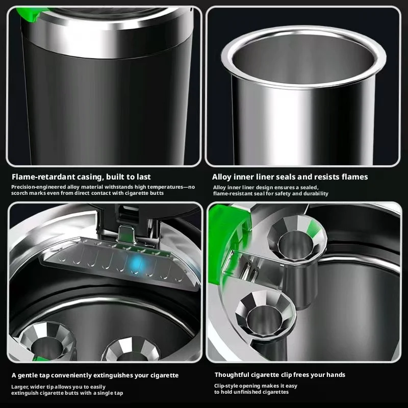 Asbak Mobil LED Portabel Berca - Tablet Accessories For Car ulasan dan harga