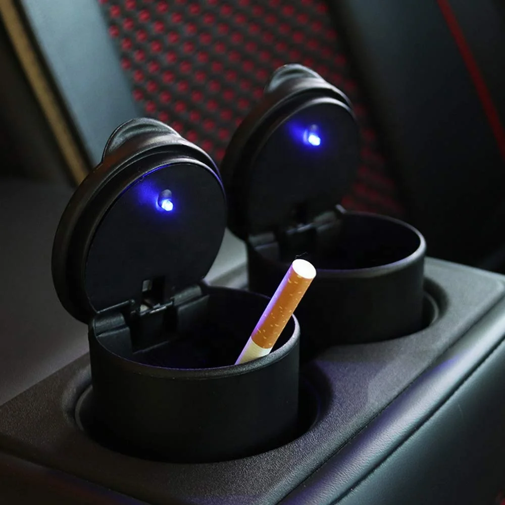 Asbak rokok LED mobil portabel - Tablet Accessories For Car ulasan dan harga