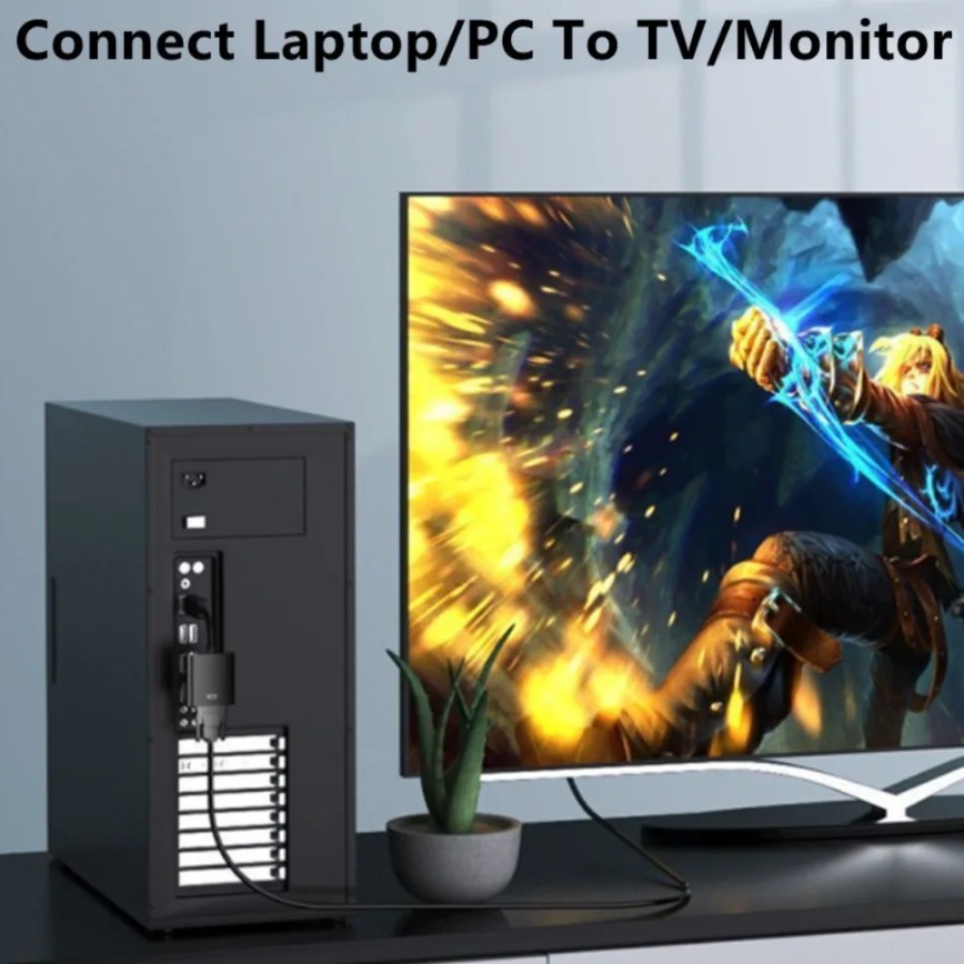 DisplayPort Ke Konverter VGA H - Tablet Lap Desk ulasan dan harga