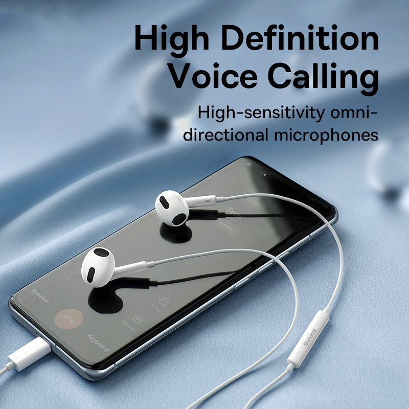 Baseus C17 Earphone Tipe C Ear - Wired Earphone Lightning ulasan dan harga