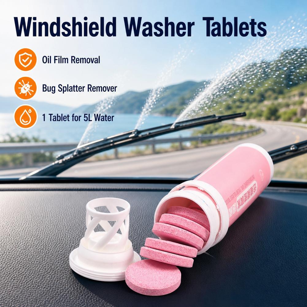 Tablet Pembersih Kaca Depan Mo - Tablet Accessories For Car ulasan dan harga