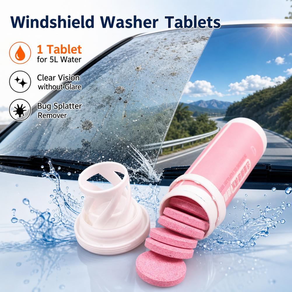 Tablet Pembersih Kaca Depan Mo - Tablet Accessories For Car ulasan dan harga