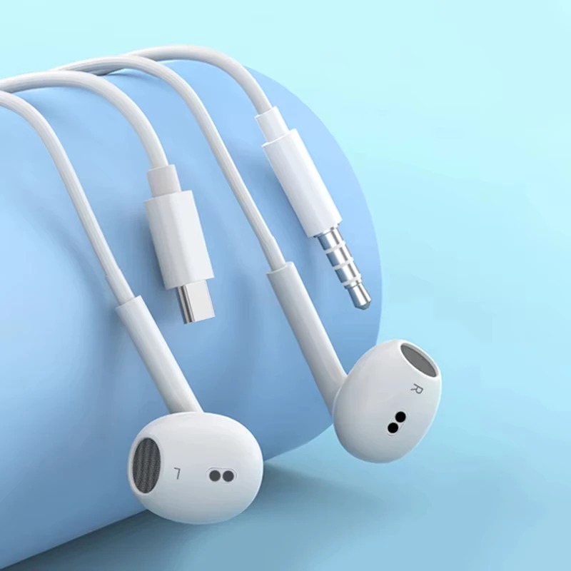 Earphone In-Ear Tipe C Asli Un - Wired Earphone Lightning ulasan dan harga