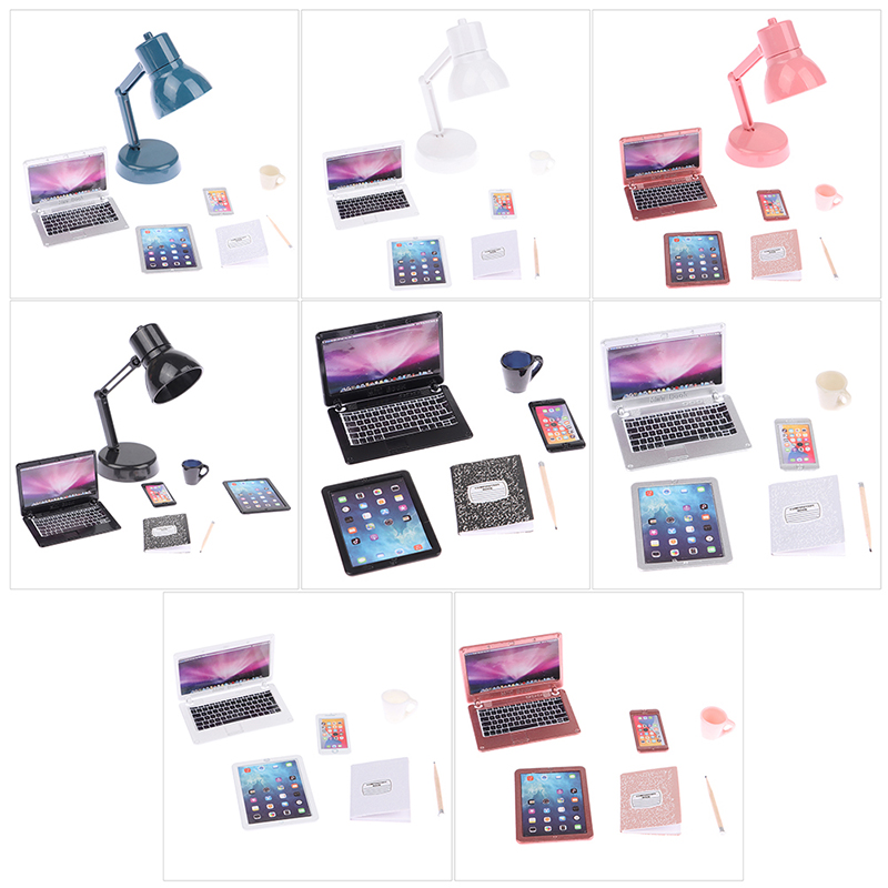 6/7 buah/set 1:12 rumah boneka - Tablet Accessories For Kids ulasan dan harga